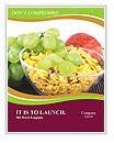 Glass Bow of Fruit Cornflakes Word Template