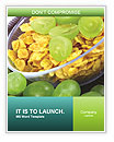 Mix of Cornflakes and Grapes Word Template