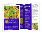 Breakfast Flakes with Sweet Grapes Brochure Template