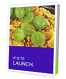 Breakfast Flakes with Sweet Grapes Presentation Folder