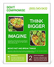 Cornflakes with Fresh Grapes Flyer Template