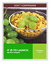 Cornflakes with Fresh Grapes Word Template
