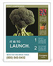 Organic Broccoli Poster Template