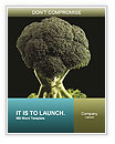 Organic Broccoli Word Template