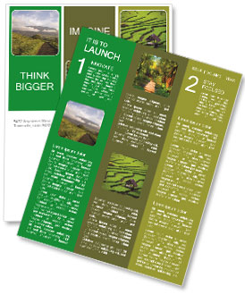 Road with Scenic View Newsletter Template