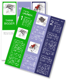 Cottage Blueprint Newsletter Template