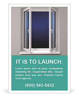 Model Plastic Window Ad Template