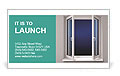 Model Plastic Window Business Card Template