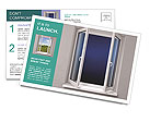 Model Plastic Window Postcard Template