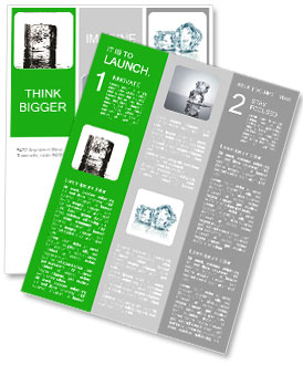 Two Ice Cube Newsletter Template