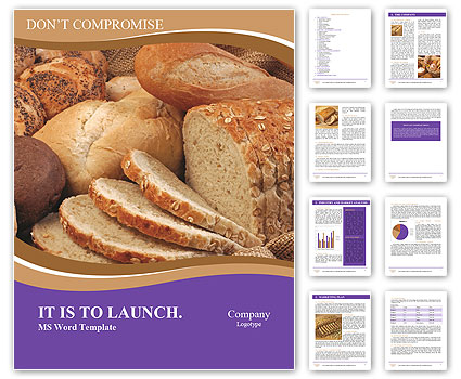 Bread Baked in Oven Word Template