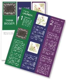 Grey Wavy Frame Newsletter Template