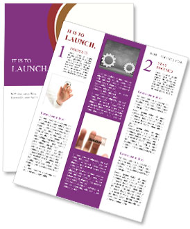 Solution Touch Screen Button Newsletter Template