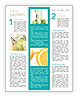 Refreshing Orange Lemonade Newsletter Template
