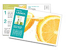 Refreshing Orange Lemonade Postcard Template