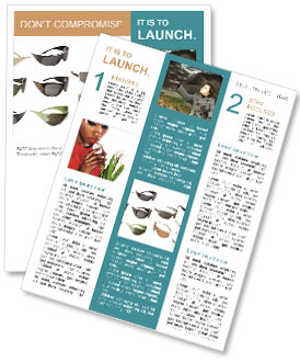 Fashionable Sunglasses Newsletter Template