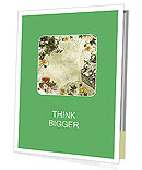 Artistic Floral Background Presentation Folder