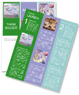 Wedding Table Decoration Newsletter Template