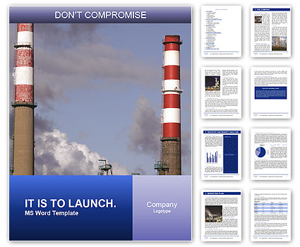 Industrial Chimney Word Template