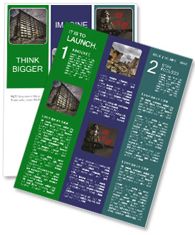 House in Chernobyl Area Newsletter Template