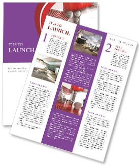 High-Tech Living Room Newsletter Template