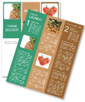 Tropical Pineapple Newsletter Template