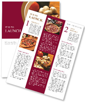 Supreme Italian Pizza Newsletter Template