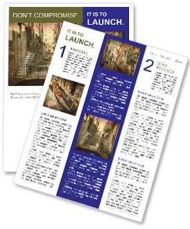 Old Narrow Street in Italian City Newsletter Template