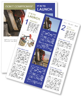 Petrol Station Newsletter Template