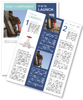 Refilling Car at Gas Station Newsletter Template