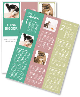 Cat Stealing Sausages Newsletter Template