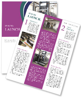 Modern Press Printing Machines Newsletter Template