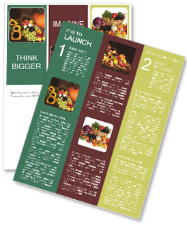 Thanksgiving Basket Newsletter Template