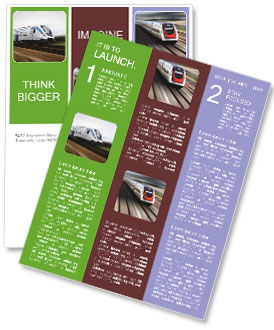 Speed Train Newsletter Template