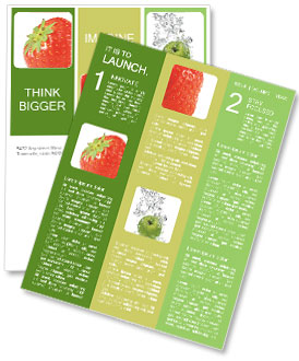 Organic Strawberry Newsletter Template