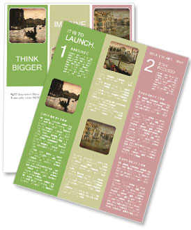 Evening Grand Canal in Venice Newsletter Template