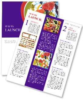 Seasonal Summer Fruits Newsletter Template