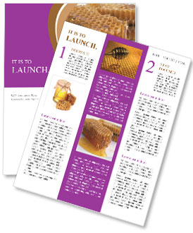 Raw Honeycomb Health Benefits Newsletter Template