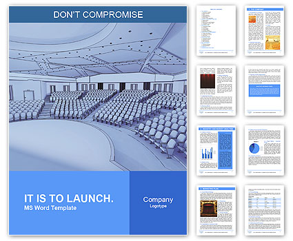 Theater Premiere in Cartoon Style Word Template