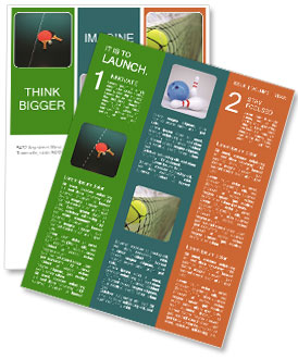 Ping-Pong Equipment Newsletter Template