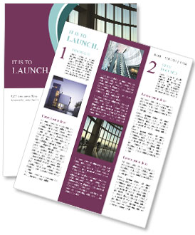 Magnificent View from Skyscraper Newsletter Template