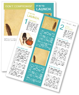 Vintage Handmade Paper Newsletter Template