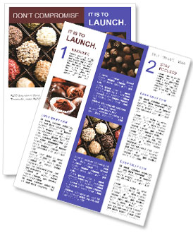 Box of Chocolates Newsletter Template