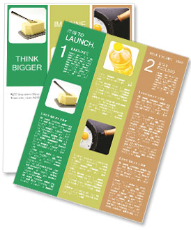 Soft Butter on a Plate Newsletter Template