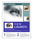 Sharp Woman's Eyes Flyer Template