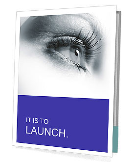 Sharp Woman's Eyes Presentation Folder