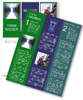 Modern Computer Data Center Newsletter Template