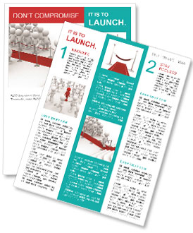 Red Carpet for VIP Newsletter Template