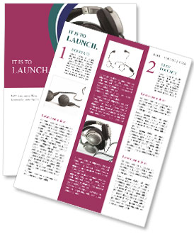 Big Silver Headphones Newsletter Template