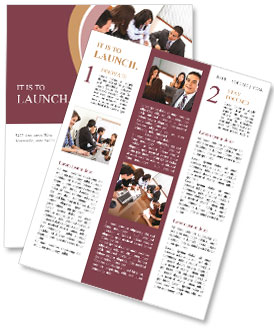 Corporate Team Meeting Newsletter Template